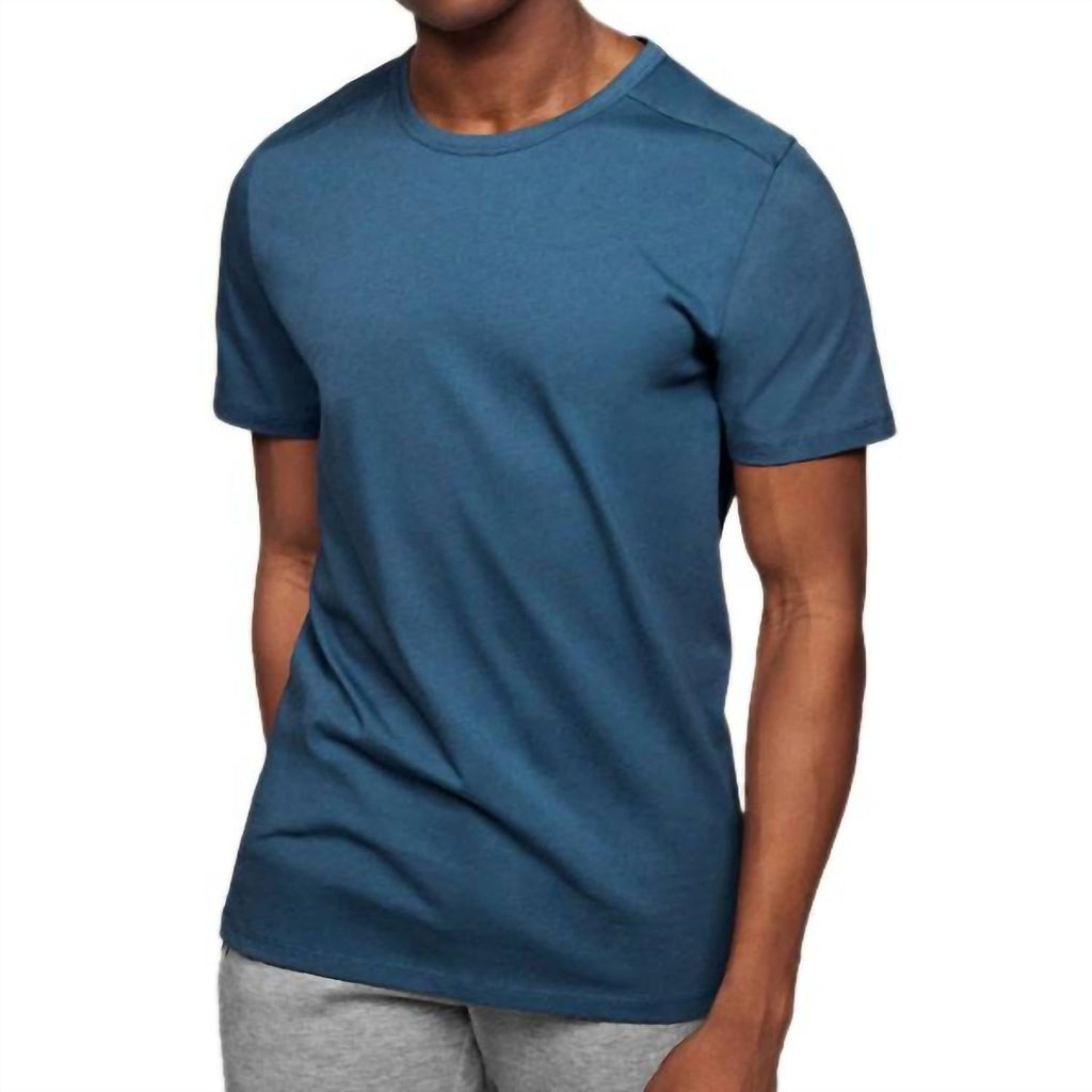 Plain T-Shirt In Denim