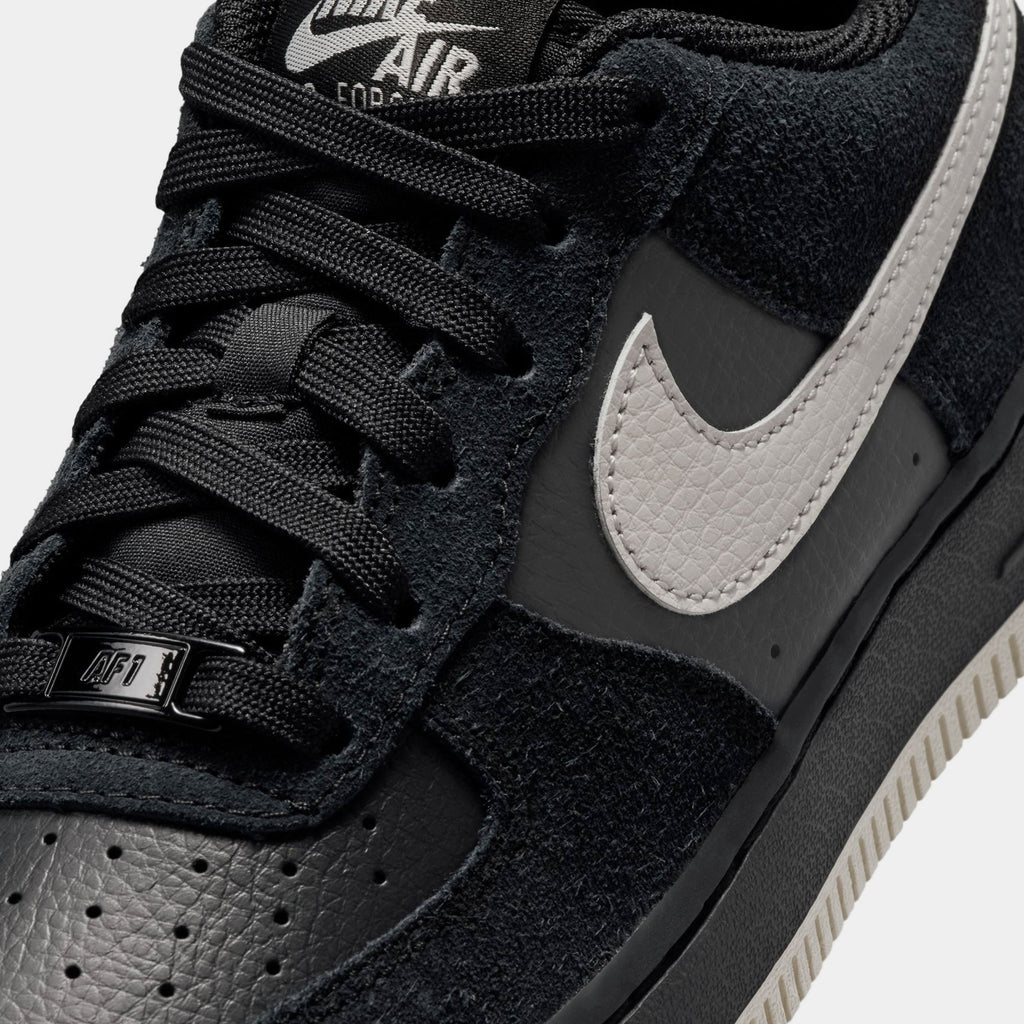 Air Force 1 LV8 2 Grade School Lifestyle Shoes (Black/Light Bone)