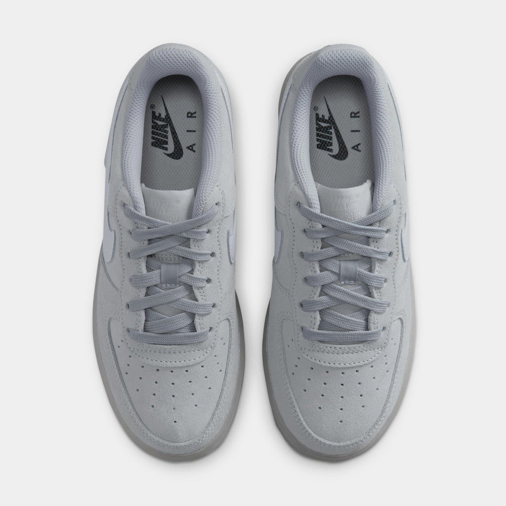 Air Force 1 LV8 3 Grade School Lifestyle Shoes (Wolf Grey/Wolf Grey/Black)
