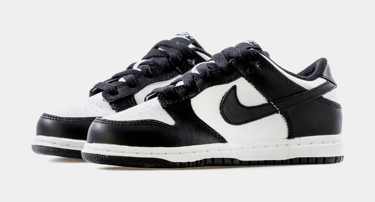 Dunk Low Retro Preschool Lifestyle Shoes (White/Black)