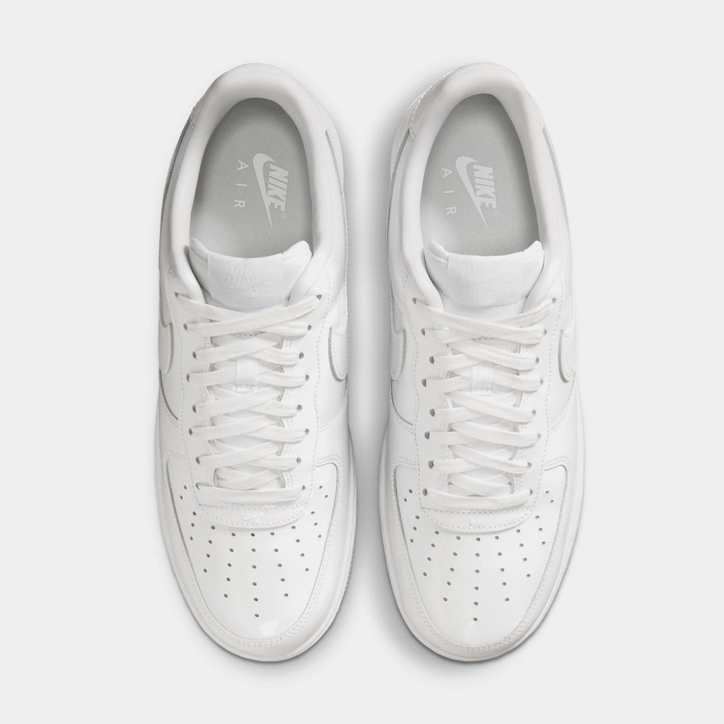 Air Force 1 '07 Patent Leather Mens Lifestyle Shoes (White/White)