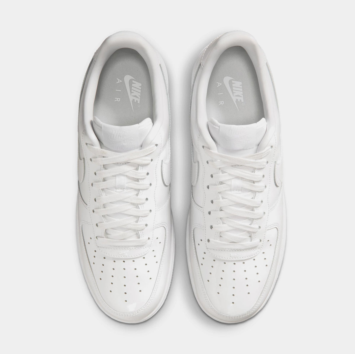 Air Force 1 '07 Patent Leather Mens Lifestyle Shoes (White/White)