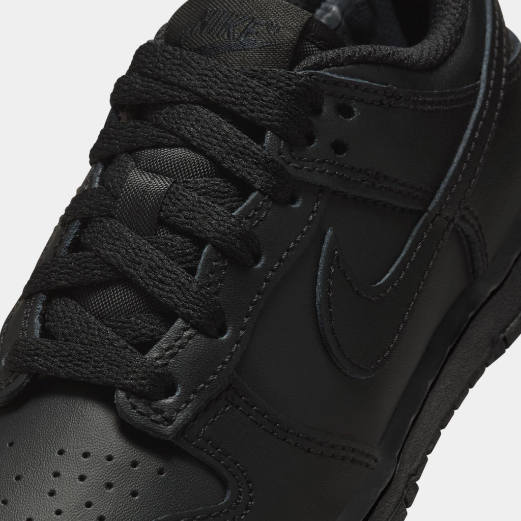 Dunk Low Preschool Lifestyle Shoes (Triple Black)