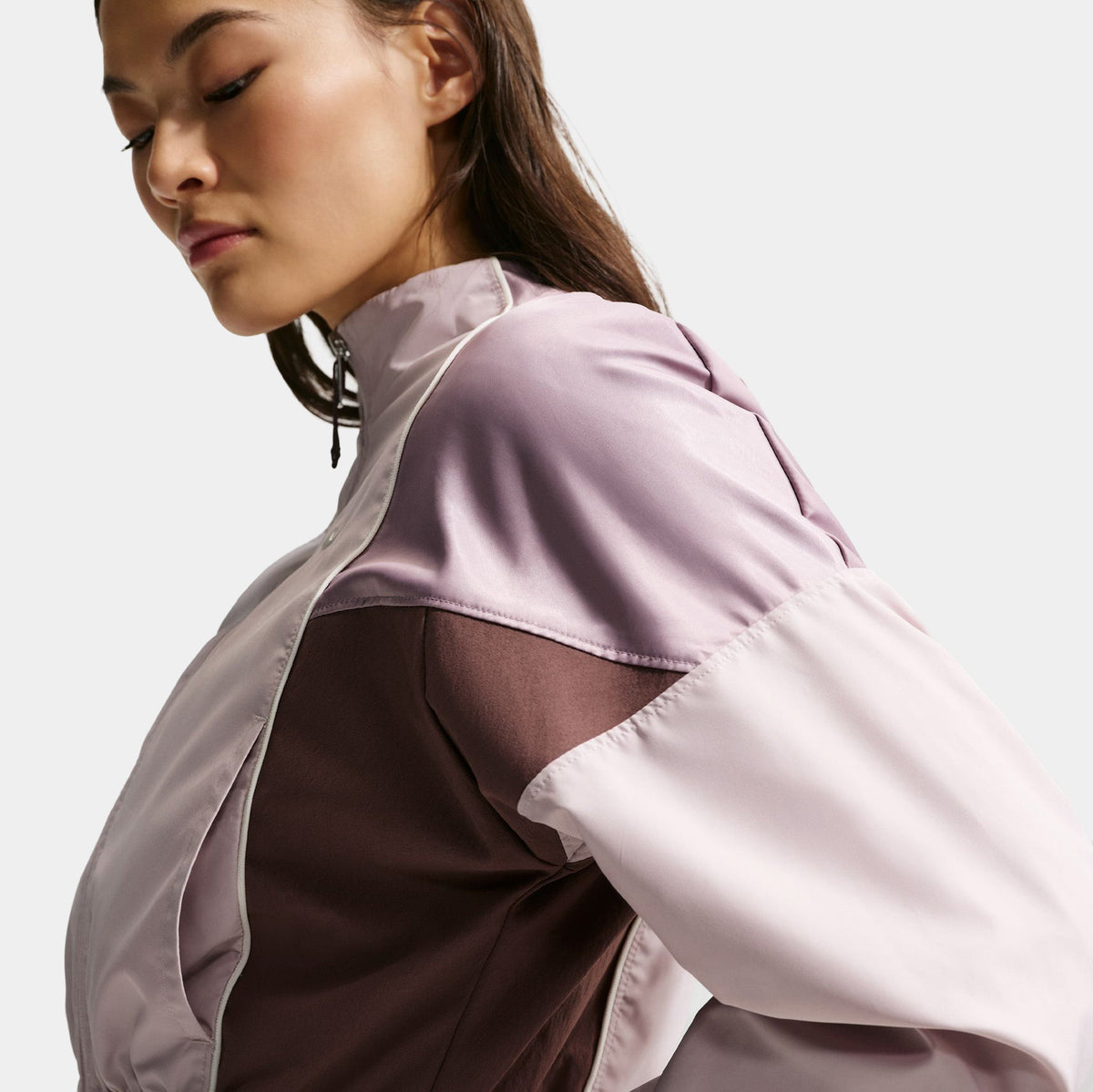 NSW Shrunken Track Zip Up Womens Jacket (Platinum Violet/Tattoo/Sail)