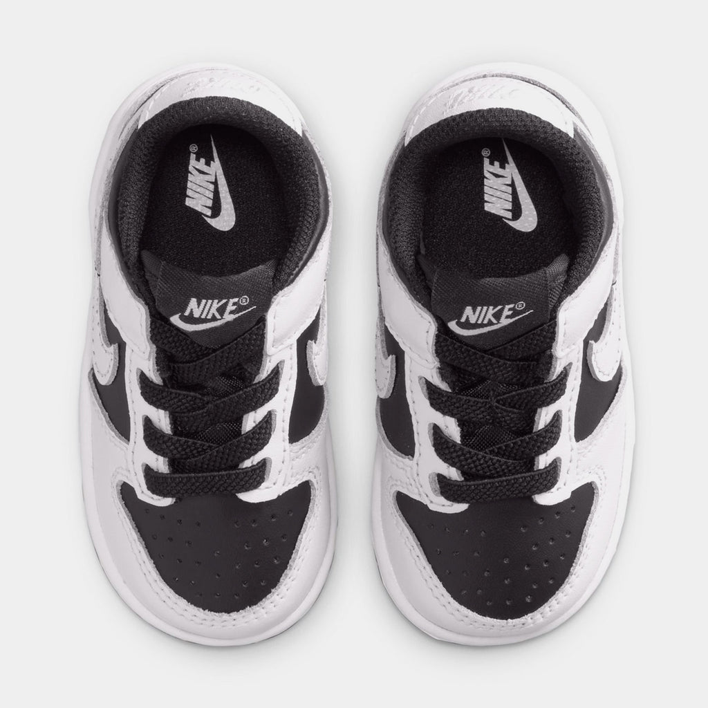 Dunk Low Infant Toddler Lifestyle Shoes (Black/Platinum Tint/White)