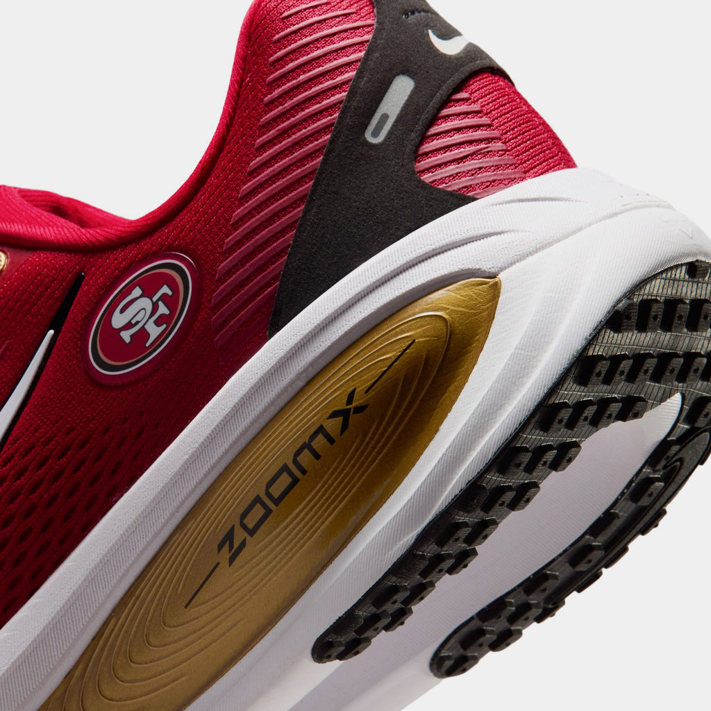 NFL x Vomero 18 San Francisco 49ers Mens Running Shoes (Gym Red/White/Club Gold)