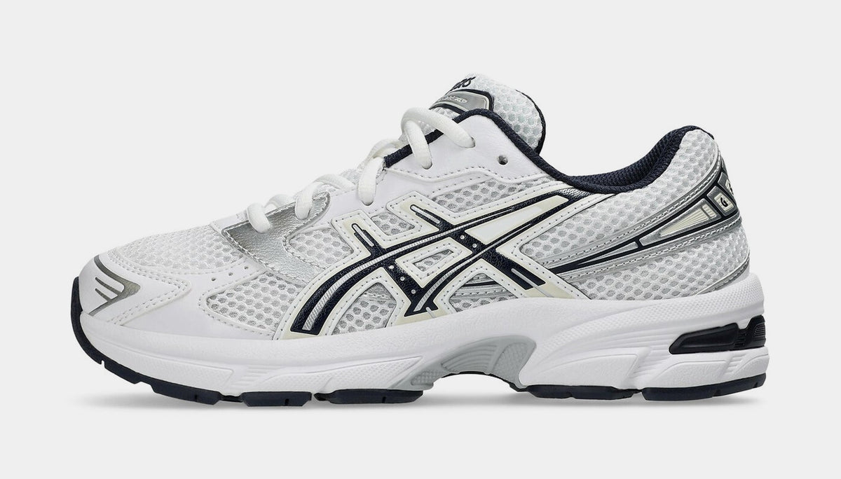 Gel 1130 Preschool Running Shoes (White/Navy)