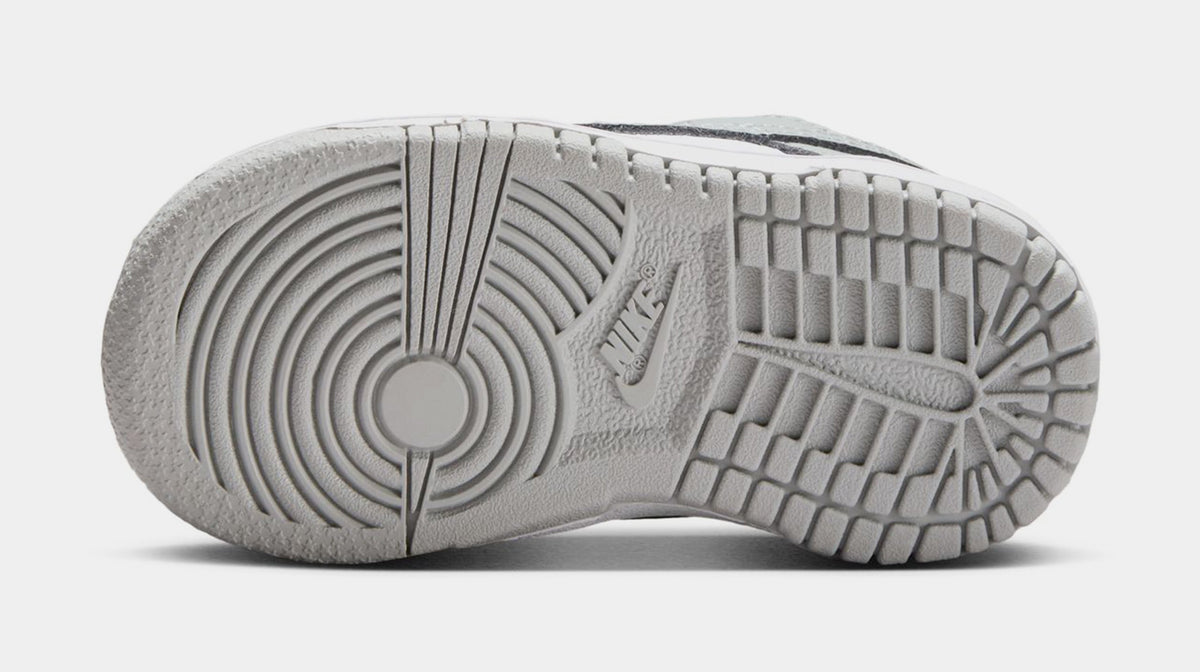 Dunk Low Infant Toddler Lifestyle Shoes (White/White/Light Smoke Grey)
