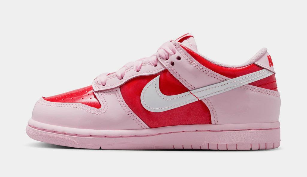 Dunk Low Preschool Lifestyle Shoes (Pink Foam/Summit White/Light Crimson)