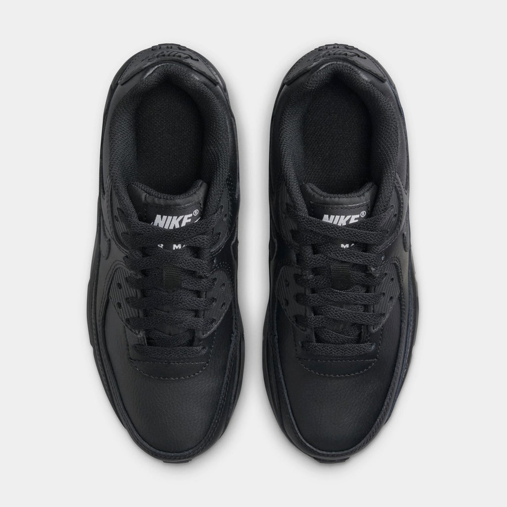 Air Max 90 LTR Grade School Running Shoes (Black/Black)