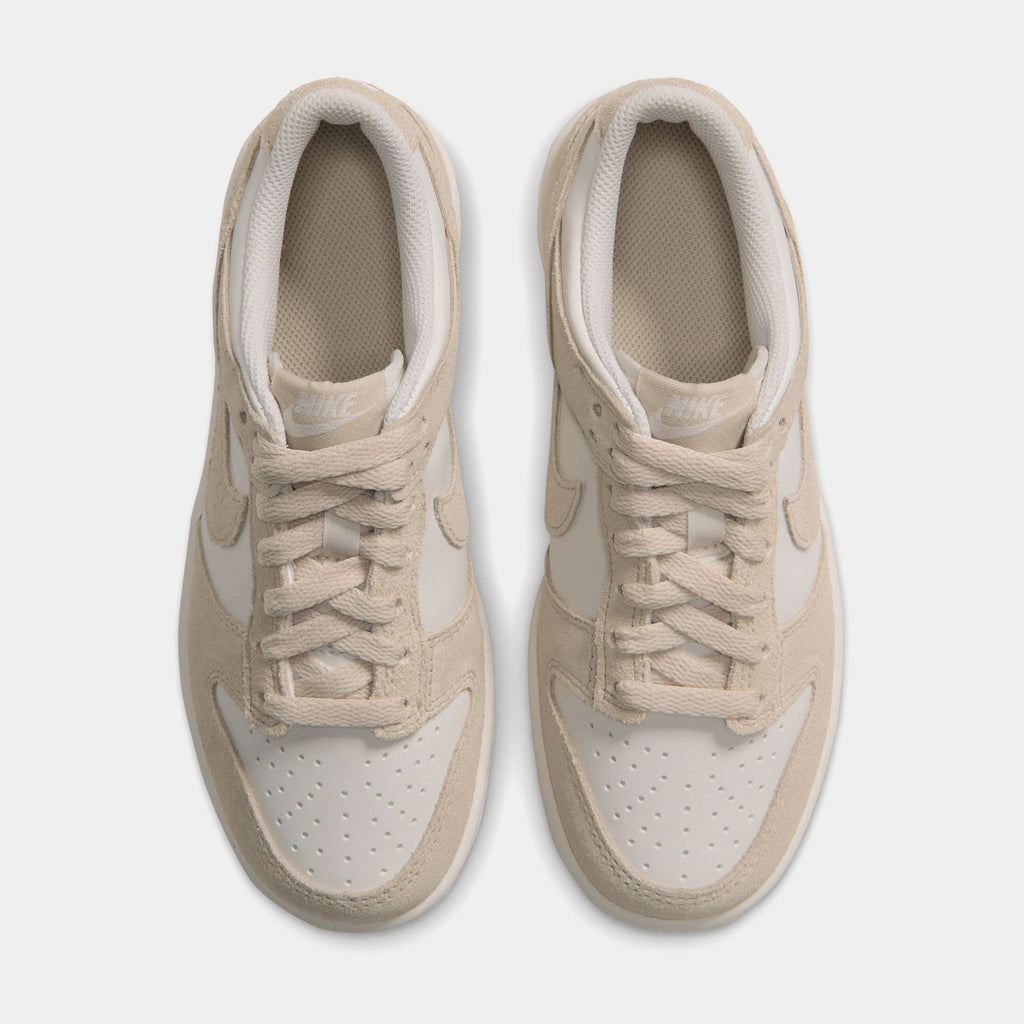 Dunk Low Suede Grade School Lifestyle Shoes (Phantom/Sanddrift)