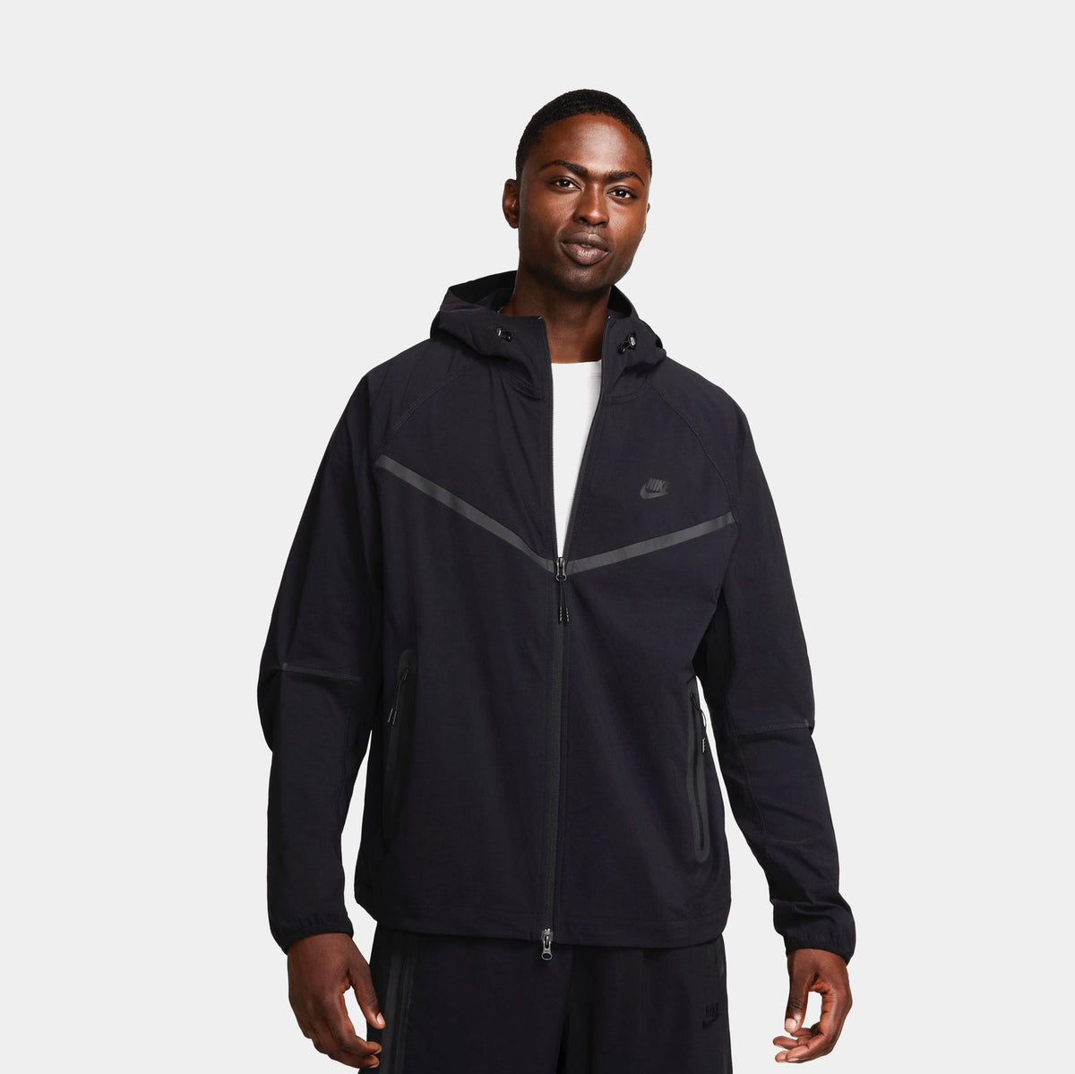 NSW Tech Woven Full Zip Mens Jacket (Black)