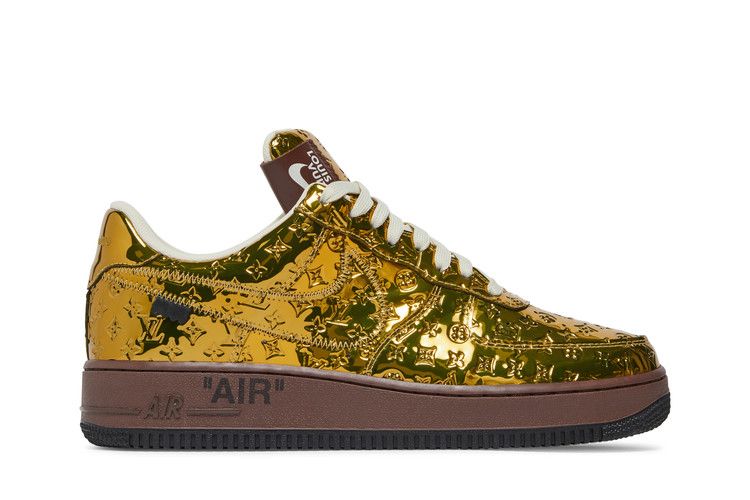 Louis Vuitton x Nike Air Force 1 Low 'Metallic Gold'