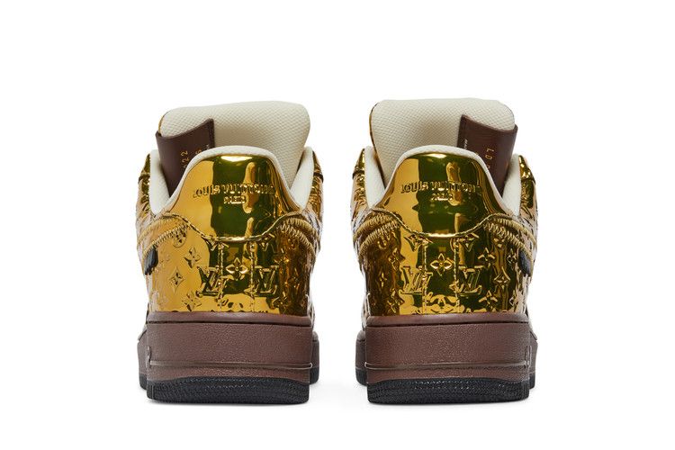 Louis Vuitton x Nike Air Force 1 Low 'Metallic Gold'