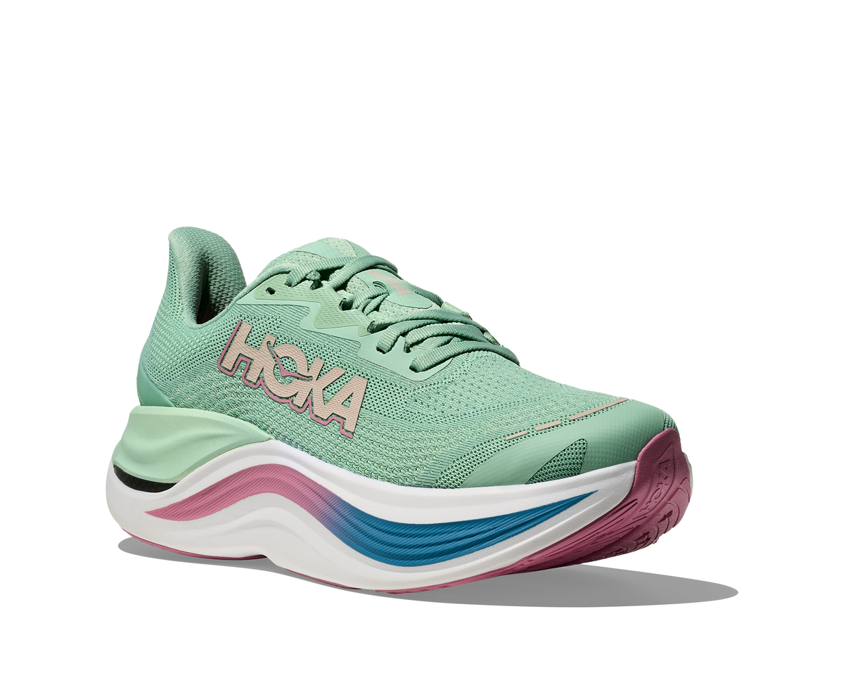HOKA Women's Skyward X - JADEITE / DRIED ROSE