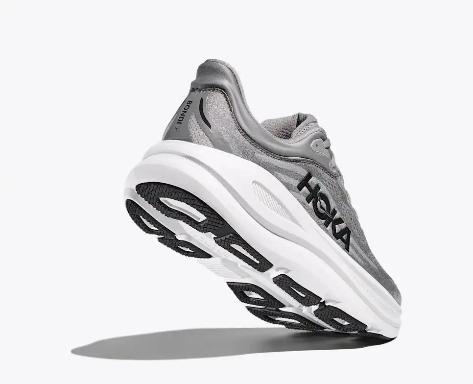 HOKA Men's Bondi 9 - GALACTIC GREY / STELLAR GREY (Extra Wide)