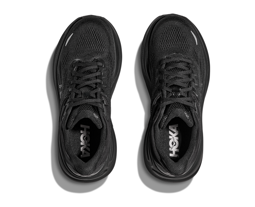 HOKA Women's Bondi 9 - BLACK / BLACK (Wide)