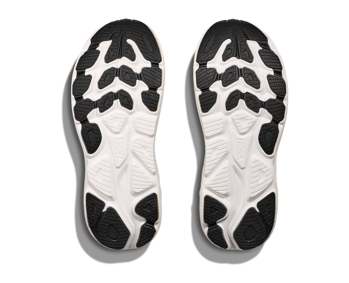 HOKA Men's Clifton 10 - BLACK / WHITE