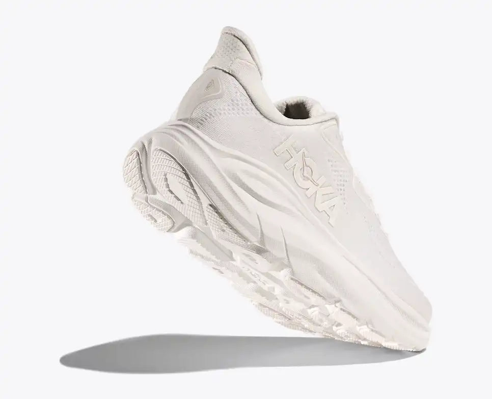 HOKA Women's Clifton 10 - WHITE / WHITE (Extra Wide)