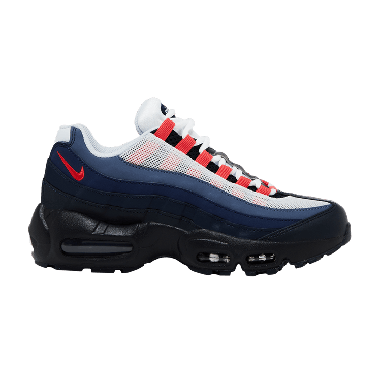 Nike Air Max 95 Recraft GS 'Dark Obsidian Track Red'
