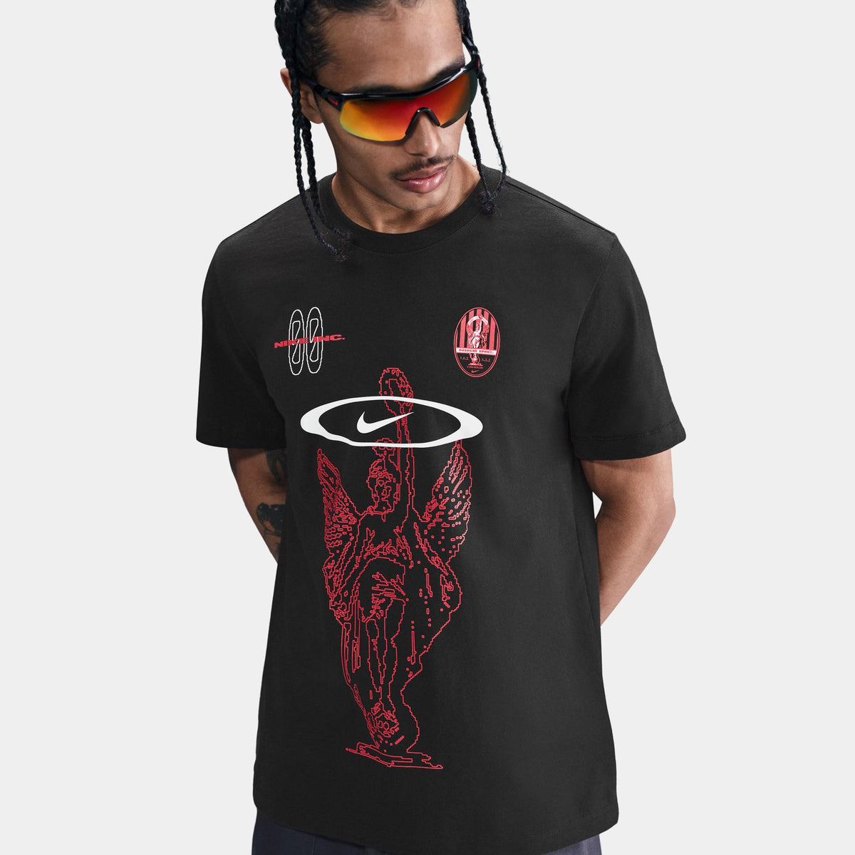 NSW Victory Graphic Mens Short Sleeve Shirt (Black/Red)