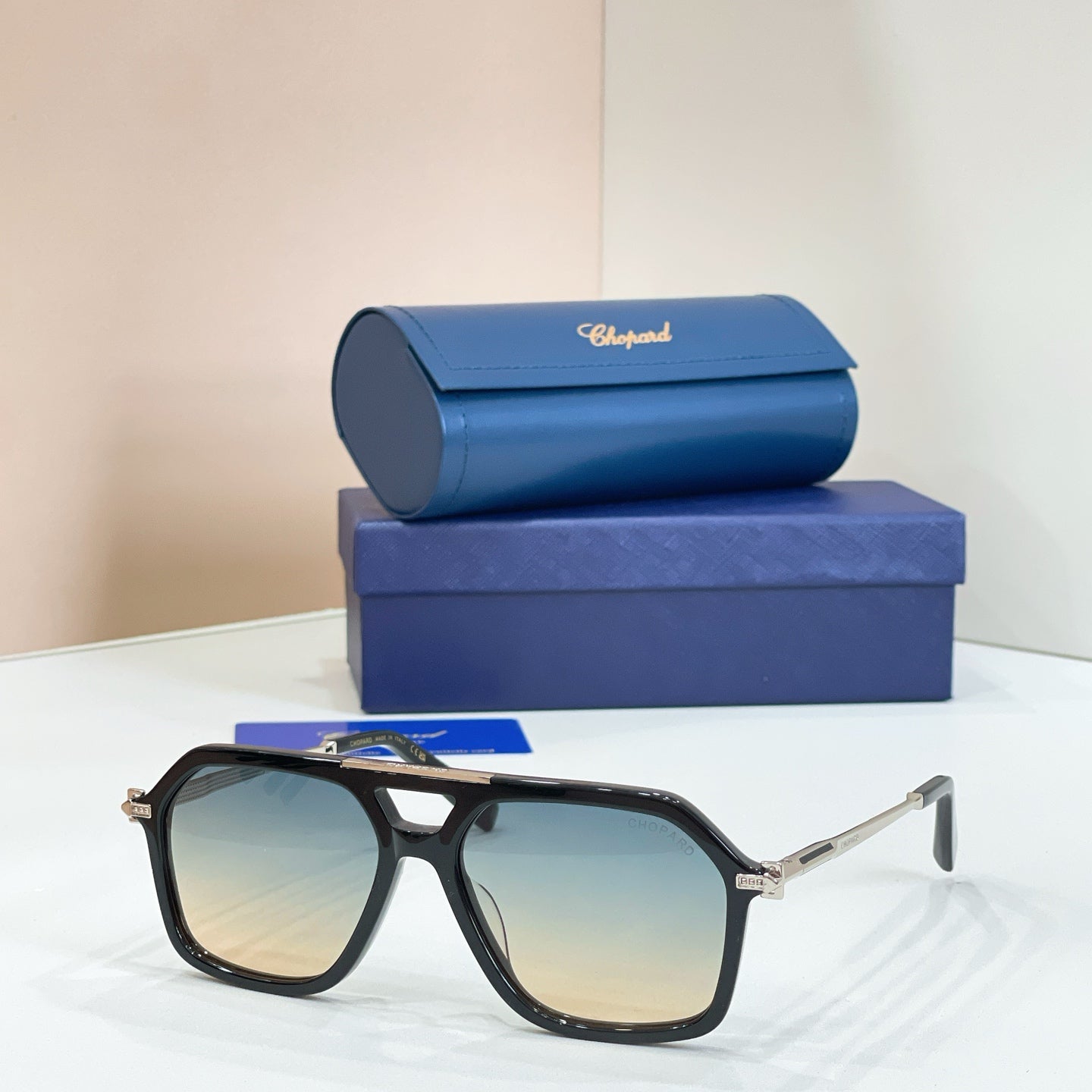 CHOPARD SQUARE SUNGLASSES