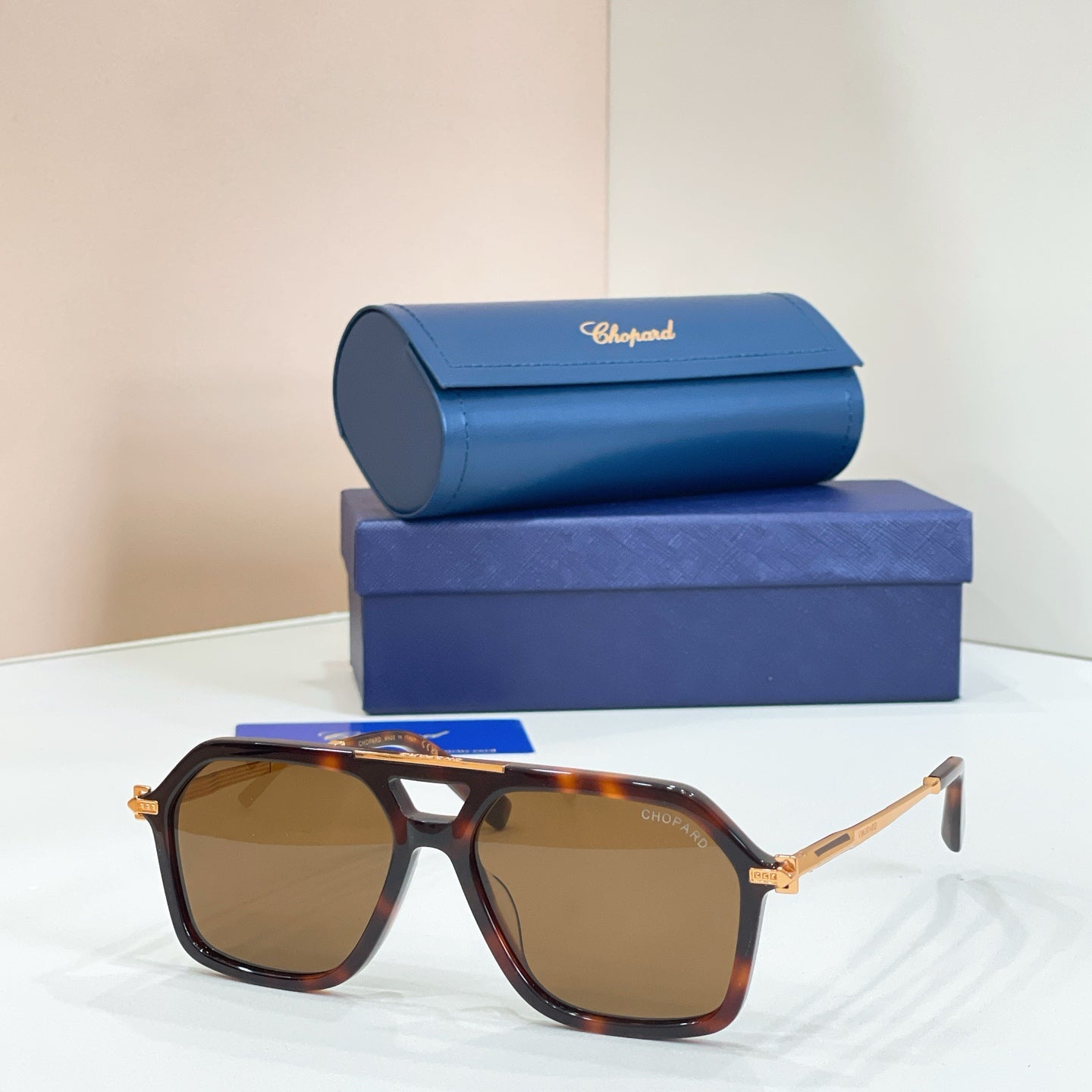 CHOPARD SQUARE SUNGLASSES