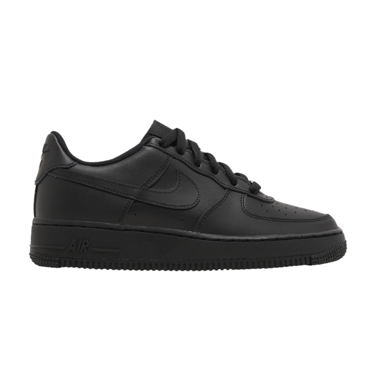 Nike Air Force 1 LE GS 'Triple Black' — Black/Black/Black/Black