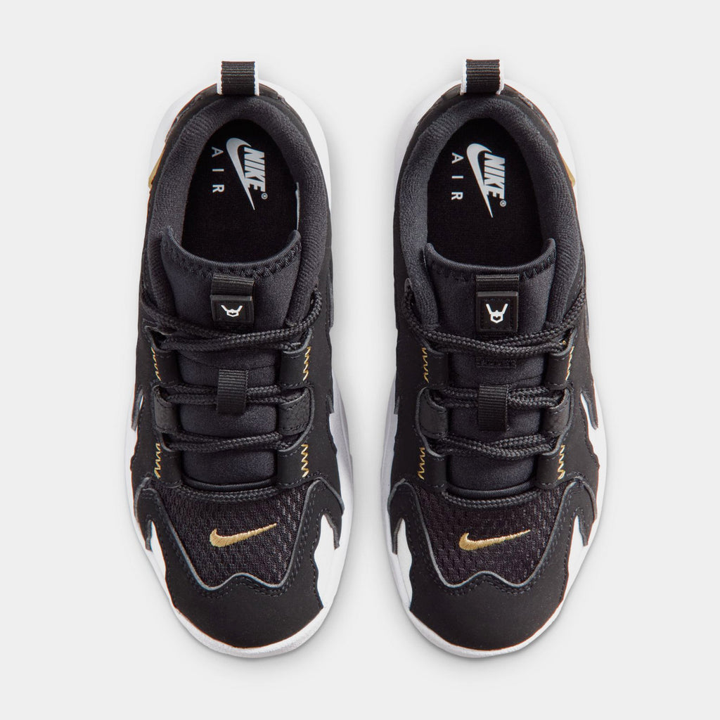 Air DT Max 96 Low Preschool Basketball Shoes (Black/Metallic Gold/White)