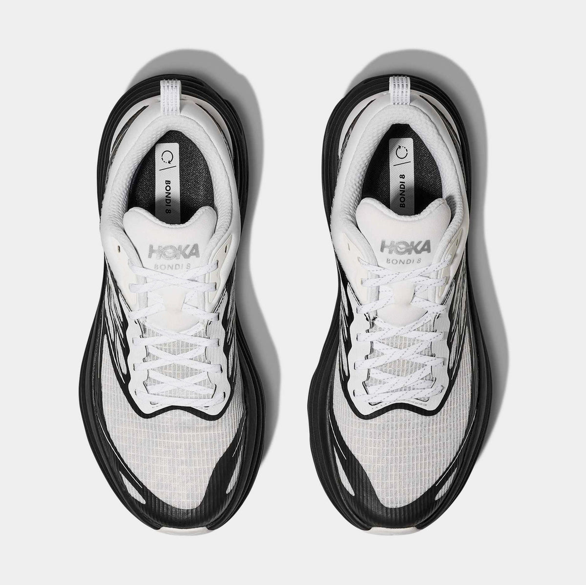 Bondi 8 Caged Mens Running Shoes (Frost/Black)