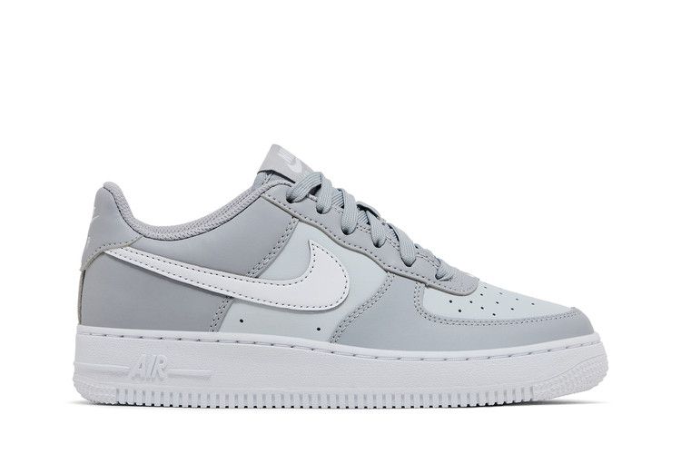 Nike Air Force 1 GS 'Wolf Grey' — Wolf Grey/Pure Platinum/White