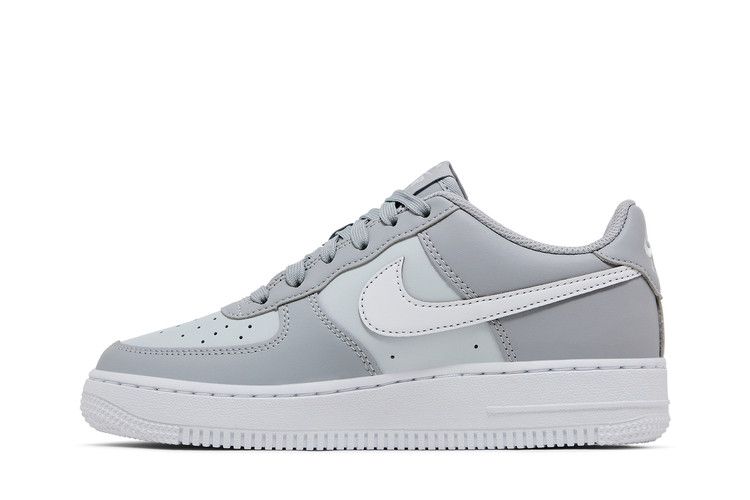 Nike Air Force 1 GS 'Wolf Grey' — Wolf Grey/Pure Platinum/White