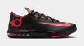 KD 6 Meteorology Black and Medium Olive Mens Basketball Shoes (Black/Atomic Red/Medium Olive/Noble Red)