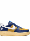 Nike X Undefeated Air Force 1 Low Blue Croc Sneakers