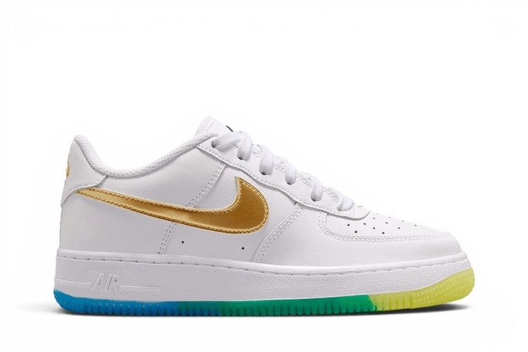 Nike Air Force 1 GS 'White Soar Sonic Yellow'