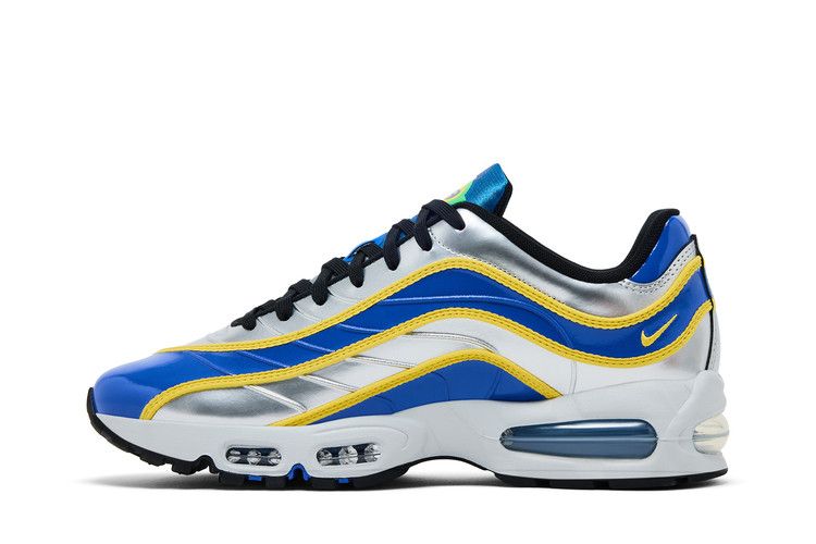 Nike Air Max Joga Bonito R9 'Metallic Silver Varsity Maize' — Metallic Silver/Varsity Maize/Varsity Royal/Black