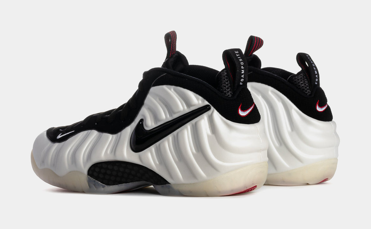 Air Foamposite Pro Pearl Mens Lifestyle Shoes (Pearl/White/Black/True Red)