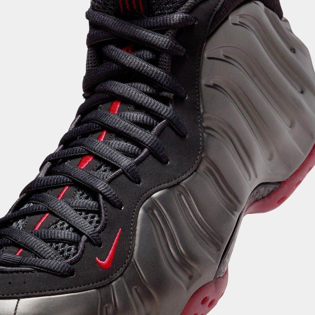 Air Foamposite One Mens Basketball Shoes (Black/Varsity Red)