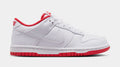 Dunk Low Grade School Lifestyle Shoes (White/University Red)