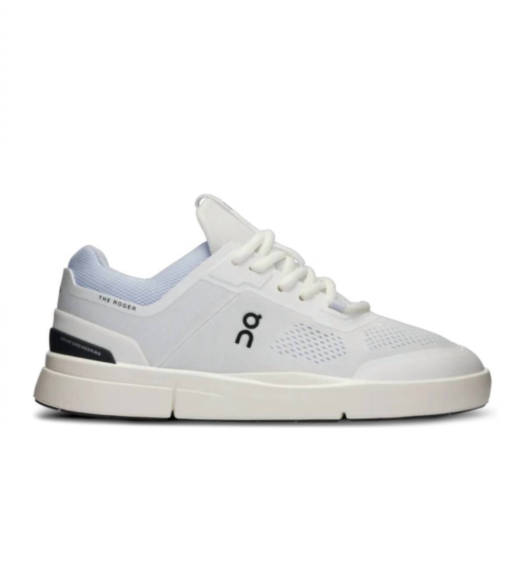 Women's The Roger Spin Sneaker In White Heather