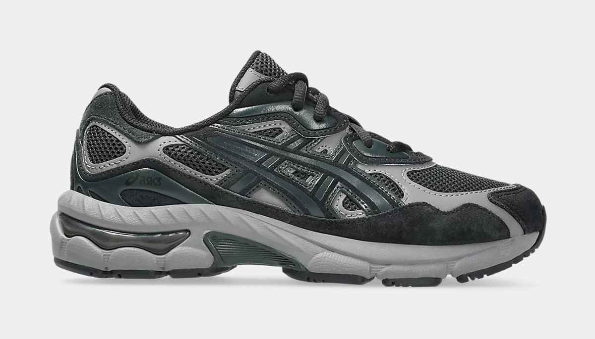 Gel NYC Grade School Running Shoes (Graphite Grey/Black)