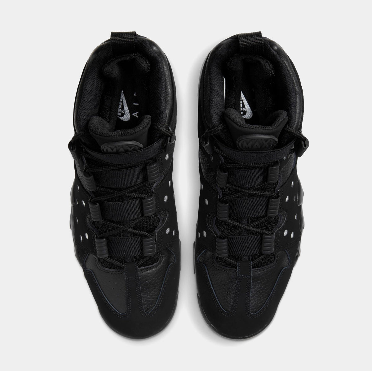 Air Max 2 CB 94 Triple Black Mens Basketball Shoes (Black/Dark Charcoal/Metallic Silver)