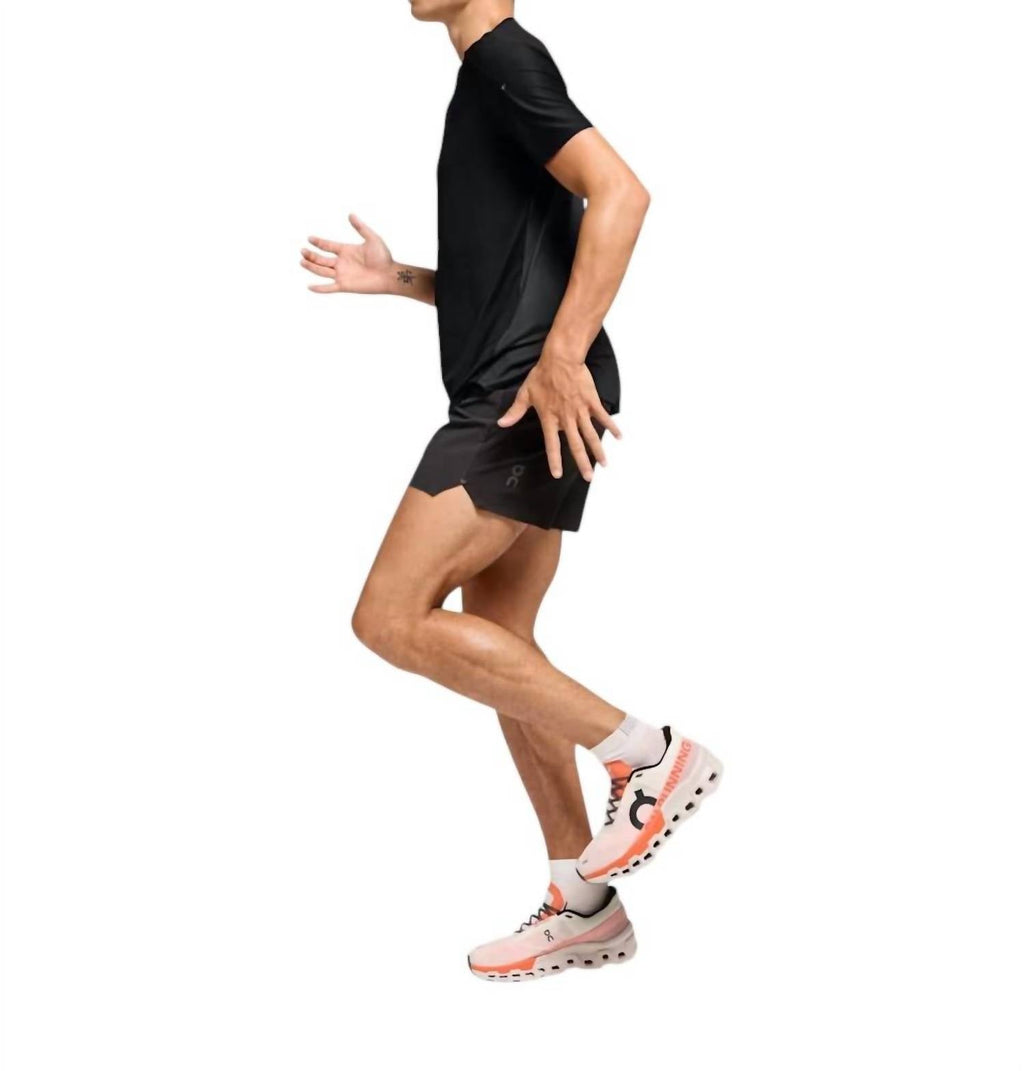 Short Sleeve Performance Tee In Black|Eclipse