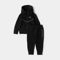 NSW Tech Fleece 2 Piece Full Zip Preschool Set (Black)