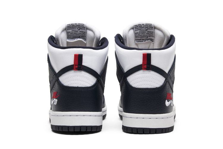 Nike SB Dunk High Pro 'Dream Team' — Obsidian/Obsidian-White-University Red