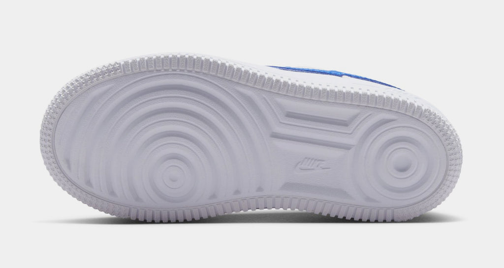Air Force 1 Tech Essentials Preschool Lifestyle Shoes (White/Game Royal)