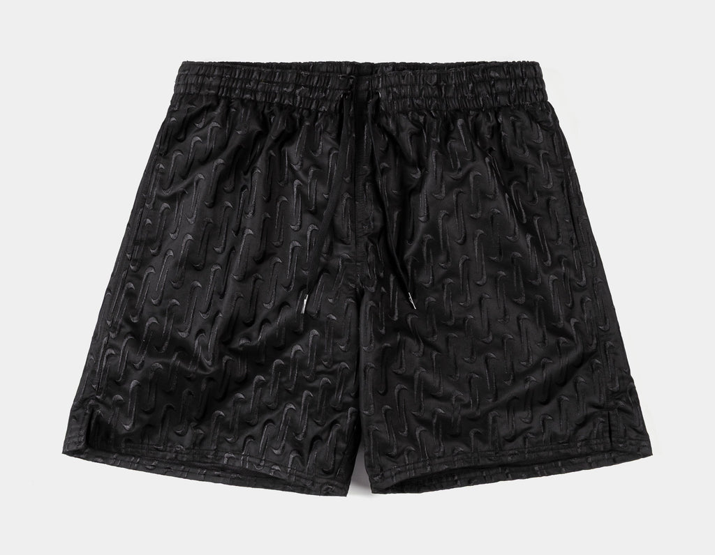 All Over Print 7" Volley Trunk Mens Shorts (Black/Black)