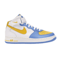 Nike Air Force 1 Mid — White/Baby Blue/Yellow