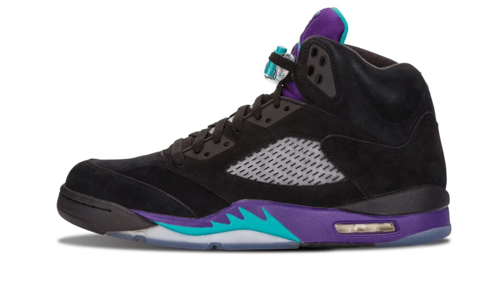 Air Jordan 5 Retro Black Grape - Purple & Teal Colorway