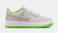 Air Force 1 Low Grade School Lifestyle Shoes (Vast Grey/Electric Green/White)
